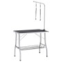 Mesa de aseo ajustable para perros con 2 lazos y cesta de vidaXL, Productos de higiene para mascotas - Ref: Foro24-171068, Pr...