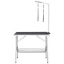 Mesa de aseo ajustable para perros con 2 lazos y cesta de vidaXL, Productos de higiene para mascotas - Ref: Foro24-171068, Pr...