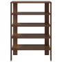 Zapatero madera contrachapada roble marrón 61x32x87,5 cm de , Zapateros y organizadores de calzado - Ref: Foro24-859857, Prec...