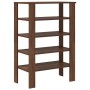 Zapatero madera contrachapada roble marrón 61x32x87,5 cm de , Zapateros y organizadores de calzado - Ref: Foro24-859857, Prec...