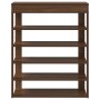 Mueble zapatero madera de ingeniería marrón roble 80x30x98 cm de , Zapateros y organizadores de calzado - Ref: Foro24-859938,...
