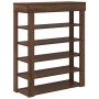 Mueble zapatero madera de ingeniería marrón roble 80x30x98 cm de , Zapateros y organizadores de calzado - Ref: Foro24-859938,...