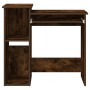 Escritorio de estantes contrachapada roble ahumado 84x40x78 cm de , Escritorios - Ref: Foro24-860449, Precio: 69,44 €, Descue...