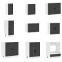 Mueble de cocina Porto negra 14 piezas madera contrachapada de , Armarios de cocina - Ref: Foro24-3314992, Precio: 1,00 €, De...