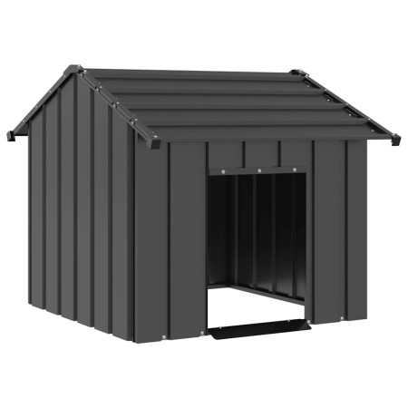 Caseta para perros con techo acero galvanizado 85x107x81 cm de , Casetas para perros - Ref: Foro24-4100913, Precio: 127,35 €,...