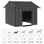Caseta para perros con techo acero galvanizado 85x107x81 cm de , Casetas para perros - Ref: Foro24-4100913, Precio: 127,35 €,...