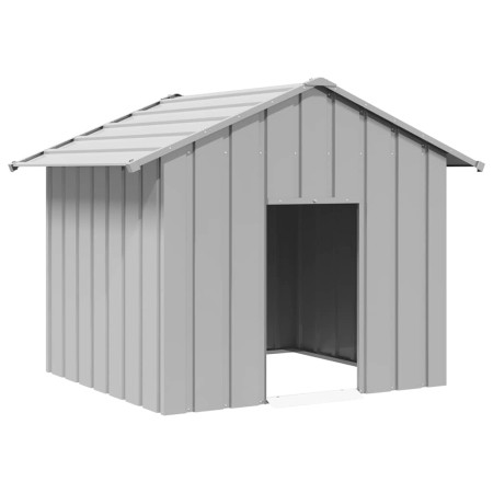 Caseta para perros con techo acero galvanizado 131x101x102 cm de , Casetas para perros - Ref: Foro24-4100918, Precio: 106,73 ...