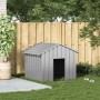 Caseta para perros con techo acero galvanizado 131x101x102 cm de , Casetas para perros - Ref: Foro24-4100918, Precio: 106,73 ...