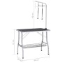 Mesa de aseo ajustable para perros con 2 lazos y cesta de vidaXL, Productos de higiene para mascotas - Ref: Foro24-171068, Pr...