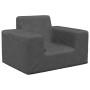 Sofá para niños felpa suave gris antracita de , Mobiliario para bebés y niños pequeños - Ref: Foro24-4104774, Precio: 31,68 €...