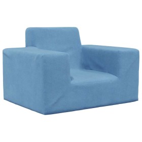 Sofá para niños felpa suave azul de , Mobiliario para bebés y niños pequeños - Ref: Foro24-4104776, Precio: 29,79 €, Descuent...