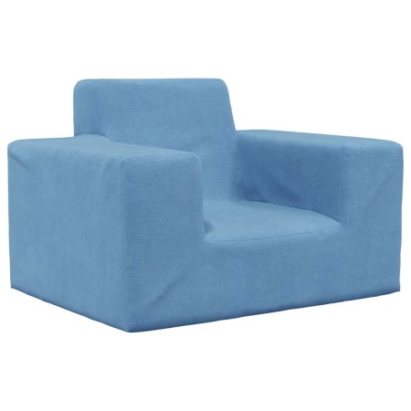 Sofá para niños felpa suave azul de , Mobiliario para bebés y niños pequeños - Ref: Foro24-4104776, Precio: 29,79 €, Descuent...