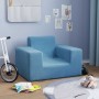 Sofá para niños felpa suave azul de , Mobiliario para bebés y niños pequeños - Ref: Foro24-4104776, Precio: 29,79 €, Descuent...
