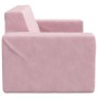 Sofá para niños de 2 plazas de felpa suave rosa de , Mobiliario para bebés y niños pequeños - Ref: Foro24-4104783, Precio: 45...