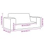 Sofá para niños de 2 plazas de felpa suave rosa de , Mobiliario para bebés y niños pequeños - Ref: Foro24-4104783, Precio: 45...