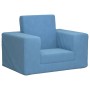 Sofá cama infantil felpa suave azul de , Mobiliario para bebés y niños pequeños - Ref: Foro24-4104788, Precio: 34,50 €, Descu...