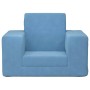 Sofá cama infantil felpa suave azul de , Mobiliario para bebés y niños pequeños - Ref: Foro24-4104788, Precio: 34,50 €, Descu...