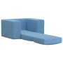Sofá cama infantil felpa suave azul de , Mobiliario para bebés y niños pequeños - Ref: Foro24-4104788, Precio: 34,50 €, Descu...
