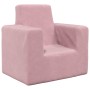 Sofá para niños felpa suave rosa de , Mobiliario para bebés y niños pequeños - Ref: Foro24-4104795, Precio: 33,41 €, Descuent...