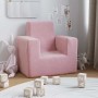 Sofá para niños felpa suave rosa de , Mobiliario para bebés y niños pequeños - Ref: Foro24-4104795, Precio: 33,41 €, Descuent...