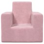 Sofá para niños felpa suave rosa de , Mobiliario para bebés y niños pequeños - Ref: Foro24-4104795, Precio: 33,41 €, Descuent...