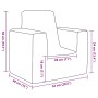 Sofá para niños felpa suave rosa de , Mobiliario para bebés y niños pequeños - Ref: Foro24-4104795, Precio: 33,41 €, Descuent...
