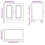 Mueble bajo para fregadero Kalmar madera vieja 80x46x81,5 cm de , Armarios de cocina - Ref: Foro24-853455, Precio: 79,39 €, D...