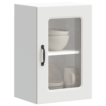 Armario pared cocina puerta de cristal Kalmar blanca de , Armarios de cocina - Ref: Foro24-853527, Precio: 57,81 €, Descuento: %