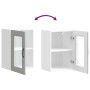 Armario pared cocina puerta de cristal Kalmar gris hormigón de , Armarios de cocina - Ref: Foro24-853531, Precio: 57,46 €, De...