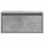 Mesita de noche de pared con luces LED gris hormigón de , Muebles TV - Ref: Foro24-860217, Precio: 54,39 €, Descuento: %
