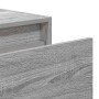 Mesitas de noche de pared con luces LED 2 unidades gris Sonoma de , Muebles TV - Ref: Foro24-860222, Precio: 94,57 €, Descuen...