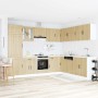 Mueble cocina Lucca roble sonoma 14 pzas madera contrachapada de , Armarios de cocina - Ref: Foro24-3314984, Precio: 1,00 €, ...