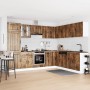 Mueble cocina Lucca roble ahumado 14 pzas madera contrachapada de , Armarios de cocina - Ref: Foro24-3314986, Precio: 1,00 €,...