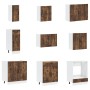 Mueble cocina Lucca roble ahumado 14 pzas madera contrachapada de , Armarios de cocina - Ref: Foro24-3314986, Precio: 1,00 €,...