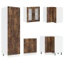 Mueble cocina Lucca roble ahumado 14 pzas madera contrachapada de , Armarios de cocina - Ref: Foro24-3314986, Precio: 1,00 €,...