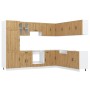 Mueble de cocina Lucca 14 piezas artesanal roble de , Armarios de cocina - Ref: Foro24-3314990, Precio: 1,00 €, Descuento: %
