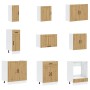 Mueble de cocina Lucca 14 piezas artesanal roble de , Armarios de cocina - Ref: Foro24-3314990, Precio: 1,00 €, Descuento: %