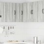 Armario de cocina de esquina de pared Kalmar gris sonoma de , Armarios de cocina - Ref: Foro24-853623, Precio: 91,96 €, Descu...