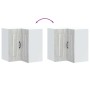 Armario de cocina de esquina de pared Kalmar gris sonoma de , Armarios de cocina - Ref: Foro24-853623, Precio: 91,96 €, Descu...