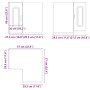 Armario de cocina de esquina de pared Kalmar gris sonoma de , Armarios de cocina - Ref: Foro24-853623, Precio: 91,96 €, Descu...