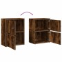 Estantería de madera de ingeniería roble ahumado 40x24x52 cm de , Librerías y estanterías - Ref: Foro24-860359, Precio: 39,98...