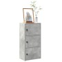 Estantería de madera de ingeniería gris hormigón 40x24x77 cm de , Librerías y estanterías - Ref: Foro24-860367, Precio: 53,75...