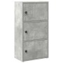 Estantería de madera de ingeniería gris hormigón 40x24x77 cm de , Librerías y estanterías - Ref: Foro24-860367, Precio: 53,75...