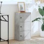 Estantería de madera de ingeniería gris hormigón 40x24x77 cm de , Librerías y estanterías - Ref: Foro24-860367, Precio: 53,75...