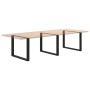 Patas para mesa comedor forma U 2uds acero negro 100x(72-73)cm de , Patas para mesas - Ref: Foro24-4013212, Precio: 143,64 €,...