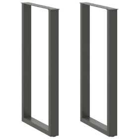 Patas mesa centro forma U 2uds acero antracita 60x(110-111) cm de , Patas para mesas - Ref: Foro24-4013250, Precio: 101,70 €,...