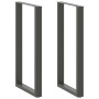 Patas mesa centro forma U 2uds acero antracita 60x(110-111) cm de , Patas para mesas - Ref: Foro24-4013250, Precio: 101,70 €,...