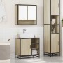 Set de muebles de baño 2 pzas madera contrachapada roble Sonoma de , Muebles de baño - Ref: Foro24-3300936, Precio: 151,56 €,...