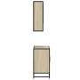 Set de muebles de baño 2 pzas madera contrachapada roble Sonoma de , Muebles de baño - Ref: Foro24-3300936, Precio: 151,56 €,...
