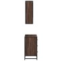 Set de muebles baño 2 pzas madera contrachapada marrón roble de , Muebles de baño - Ref: Foro24-3300934, Precio: 194,93 €, De...